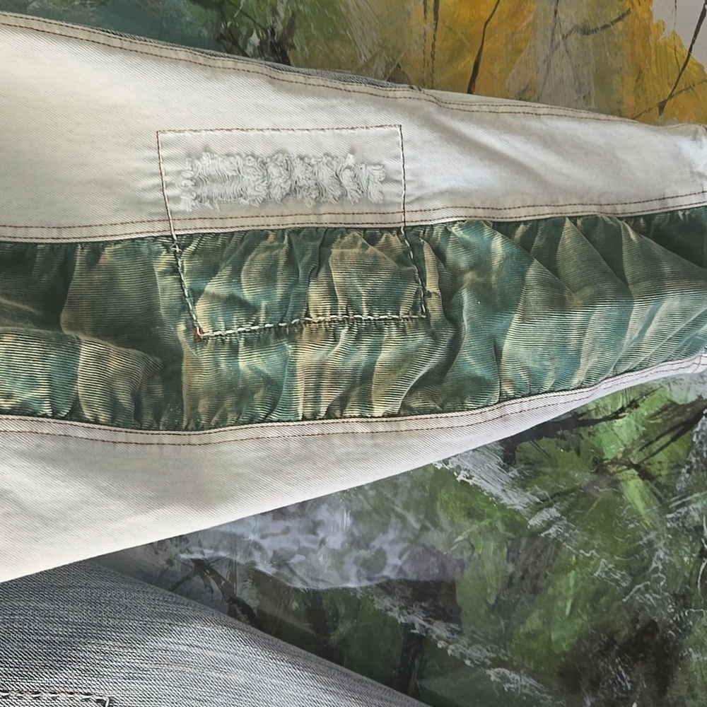 Oli & Hali Patchwork Distressed Jeans EUC - Picture 9 of 12